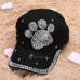  Girls Rhinestone Crystal Sparkle Bling Snapback Hat HipHop Baseball Cap  eb-51612527